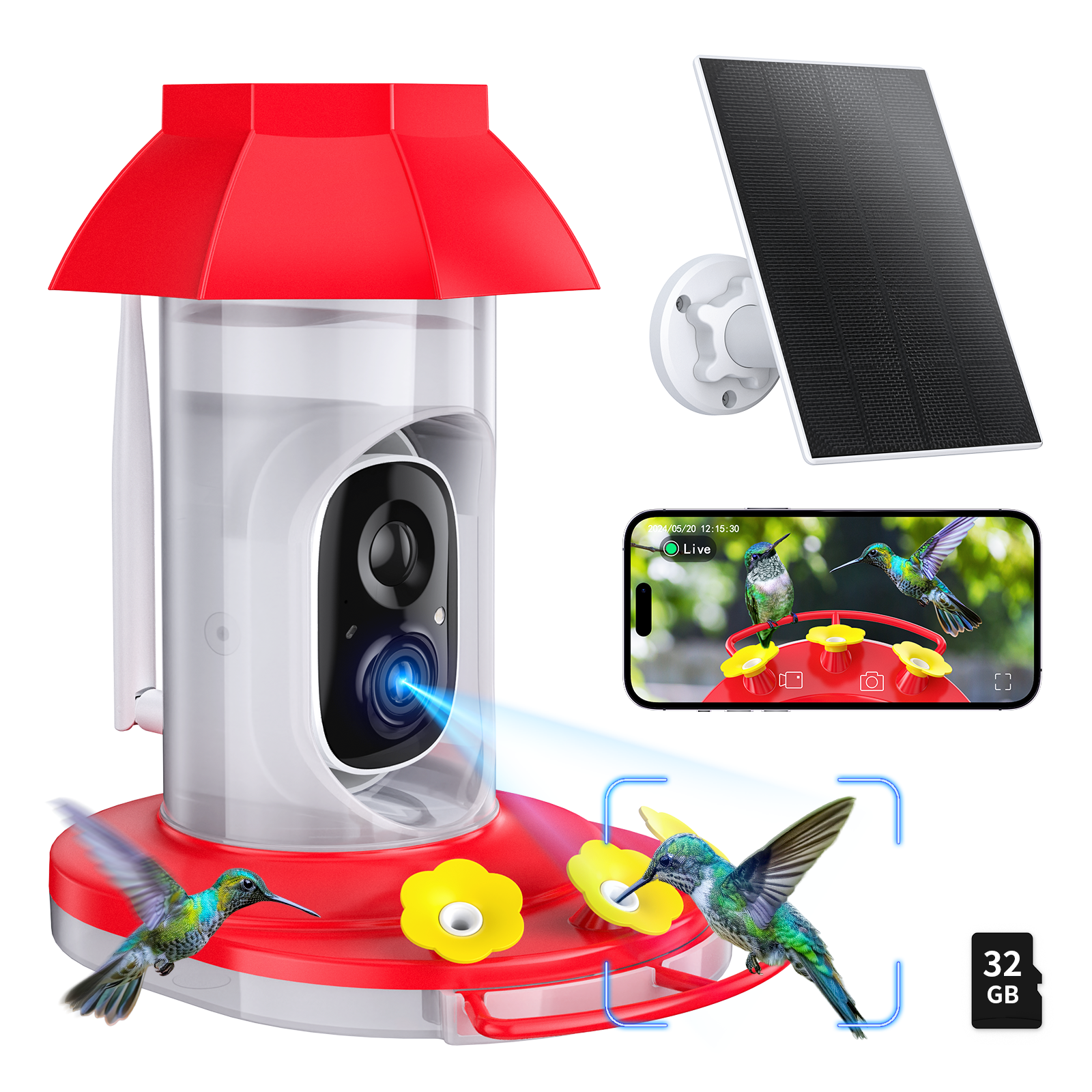 WIFI Hummingbird Feeder(BF52S) – Harymor